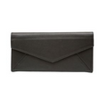 Durham 3 Fold Document Envelope w/ Front Flap - Black